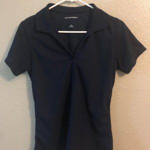 Blue Port Authority Polo Shirt Size Small